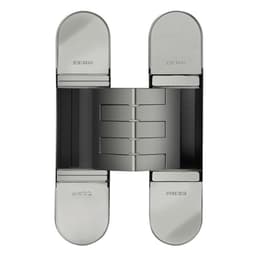 3D Invisible Hinge, Model 1450, Nickel Plated 130mm x 30mm
