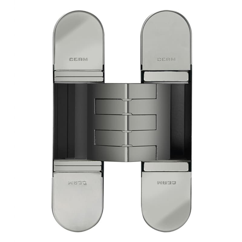 3D Invisible Hinge, Model 1450, Nickel Plated 130mm x 30mm