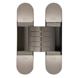 3D Invisible Hinge, Model 1450, Satin Nickel Plated 130mm x 30mm