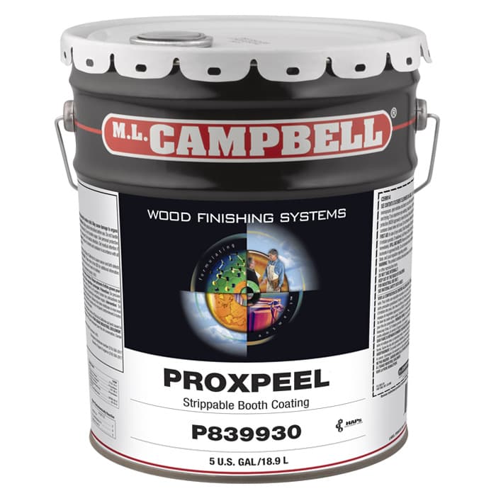 Proxpeel Booth Coating White, 5 Gallon - Ml Campbell 00P839930-20