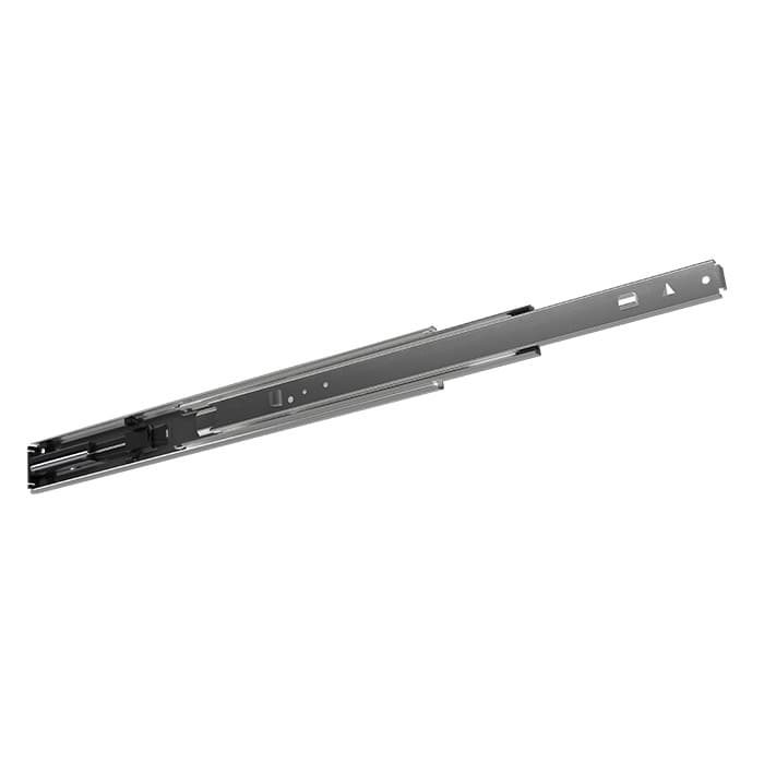 Fulterer 12" Full Extension Soft-Close Ball Bearing Drawer Slides, Unhanded Side Mount Zinc  - 400630
