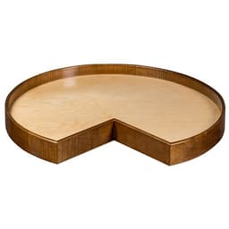 Century Components Walnut Creek Series 32"D Maple;Walnut Pie Cut Lazy Susan, Independently Rotating 2 Shelves - WCCSHO32PCPF