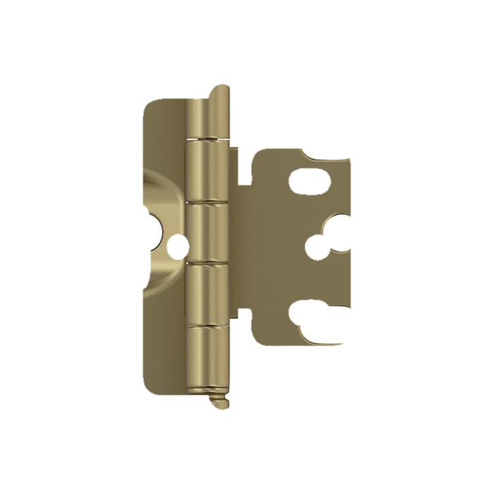 Amerock Free Swinging Inset Non-Mortise Ball Tip Hinge, Screw-on Golden Champagne - PK3175TBBBZ