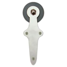 Wright Strap with Roller for Rolling Barn Doors, Oil Rubbed Bronze