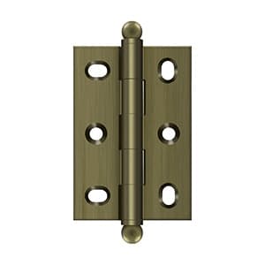 Deltana Free Swinging  Full Mortise Hinges, Screw-on Unlacquered Brass - CHA2517U3-UNL
