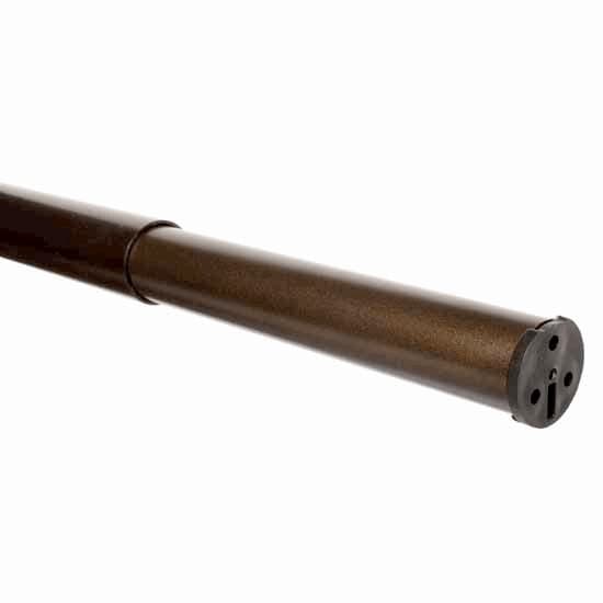 KV Closet-PRO HD 1-1/4" Round Closet Rod 30"-48" Adjustable Length, Chrome, RP0020-30/48CH