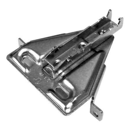 Tiomos Face Frame Adapter Base Plates, With Flange for Wood Screws