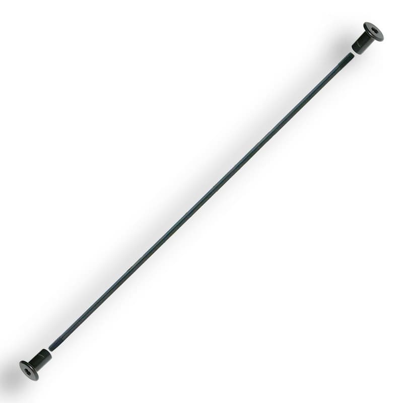 19-5/8" Wide Step Support for Library Ladders, Satin Nickel, QG6202002