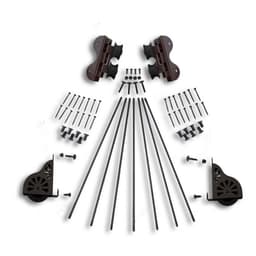 20" Hardware Swivel Kit for Rolling Library Ladders, Oil Rubbed Bronze, QG7002007