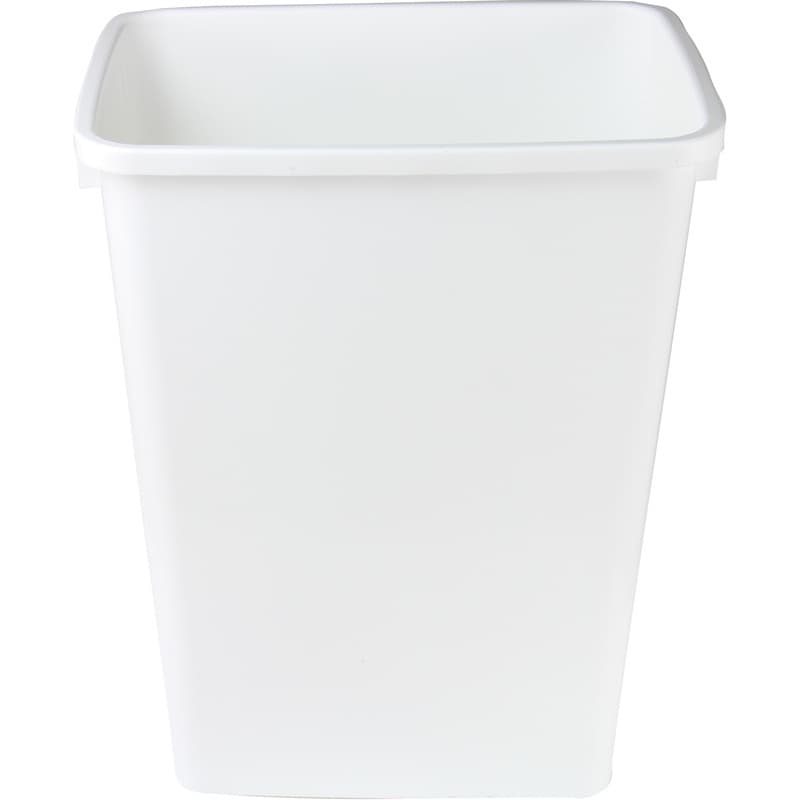 PRO Value Series 35 quart White Trash Can, - W-35W-72