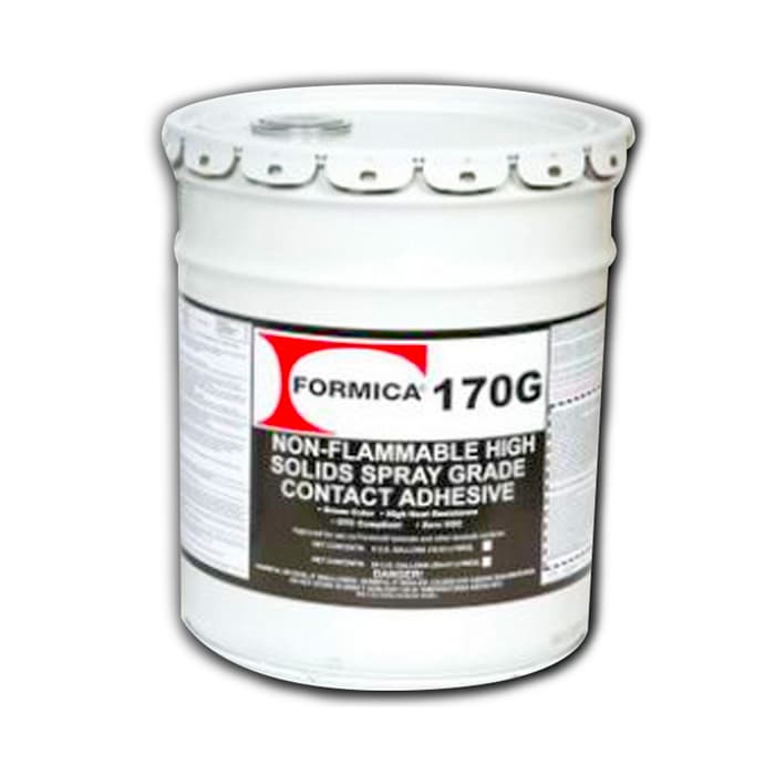 Spray Grade Contact Adhesive Non-Flammable, Premium 26% Solids - Clear, 5 Gallon