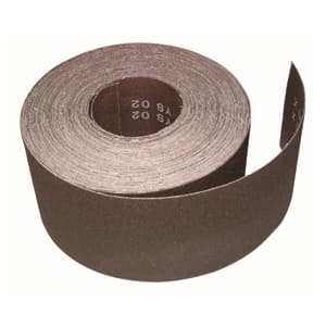 Pasco 120 Grit 3" x 50yd Aluminum Oxide Sanding Rolls on X-Weight Cloth