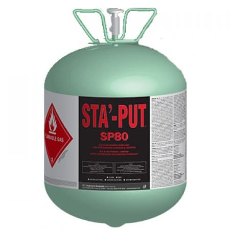 Sta'Put SP80 Low VOC Contact Adhesive, Clear, 28lb Canister
