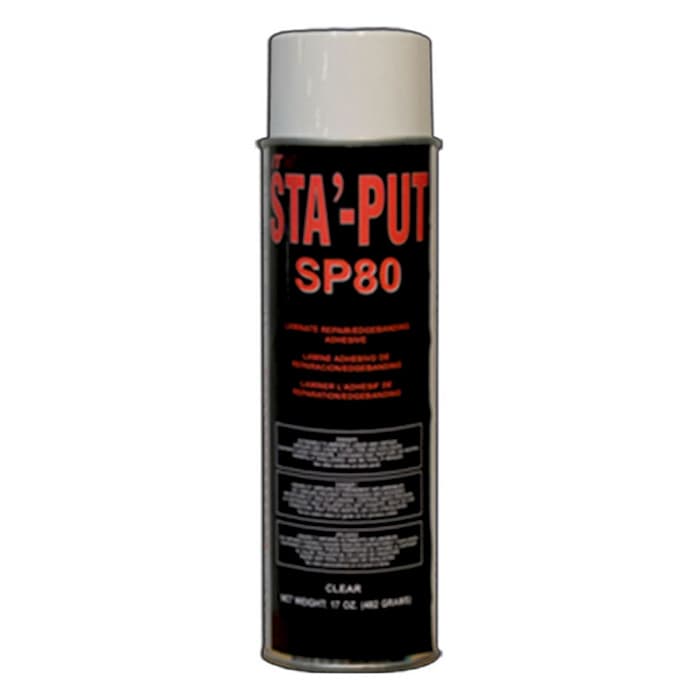 Sta'Put SP80 Contact Adhesive Spray, Clear, 14 oz Aerosol Canister