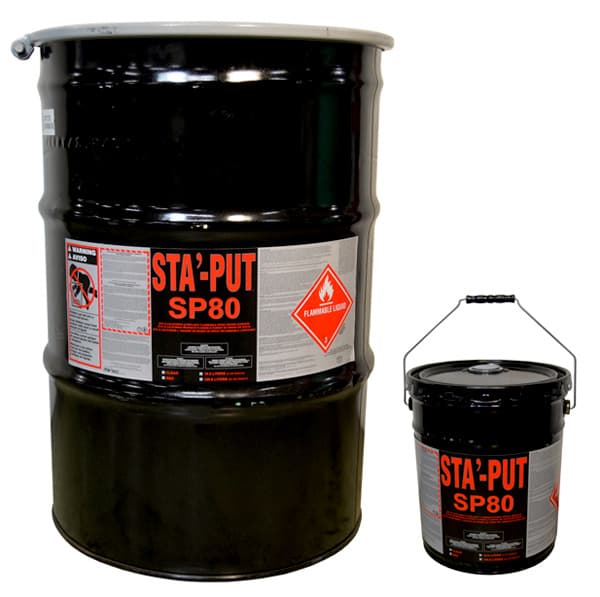 Spray Grade Contact Adhesive Flammable, Low VOC - Red, 52 Gallon