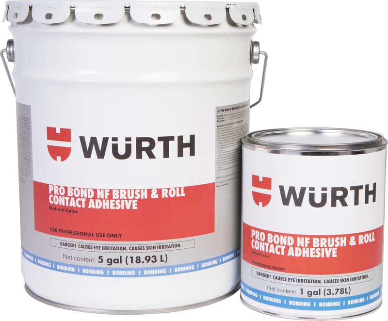 Pro Bond NF Brush/Roll Contact Adhesive, Clear, 1 Gallon