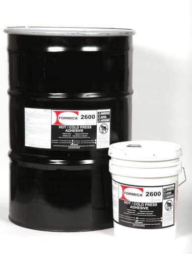 Cold and Hot Press Adhesives  - White, 5 Gallon