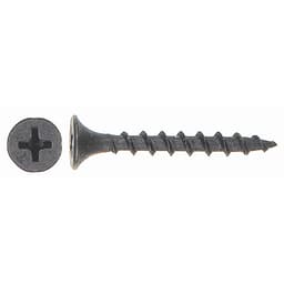 Würth #8-2-1/2" Bugle Head Drywall Screw Phillips Drive - Sharp Point Coarse Thread Black, 3670000264961 2500 - 2500/Box