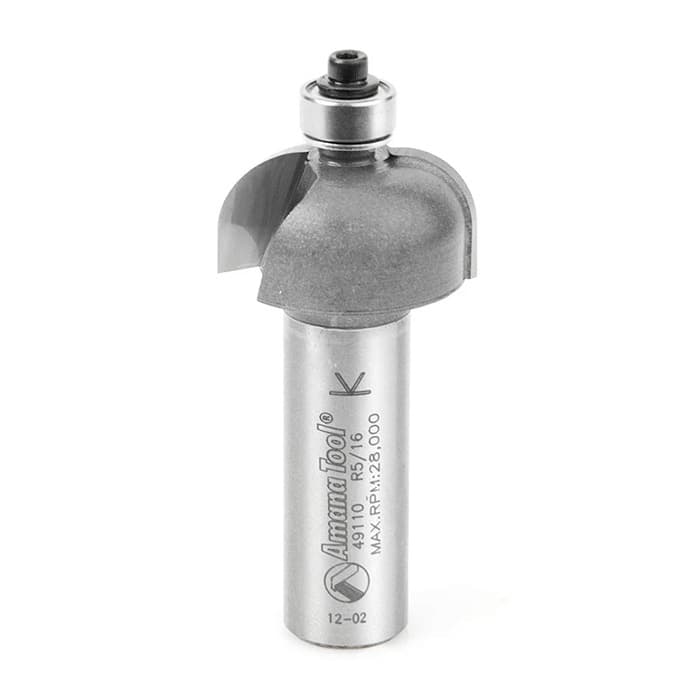 1" x 5/16" Radius Cove Router Bit, 2-Flute, 1/2" Shank