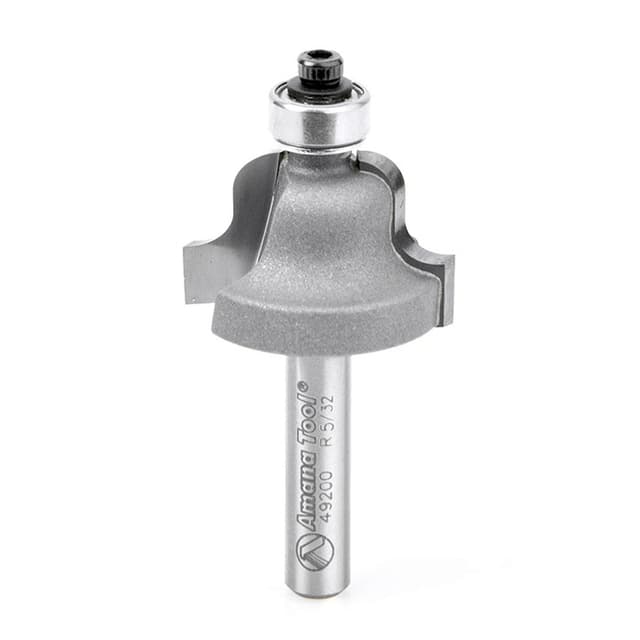 Amana Roman Ogee Carbide Tip Profiling Router Bit with Bottom Mount Ball Bearing Guide