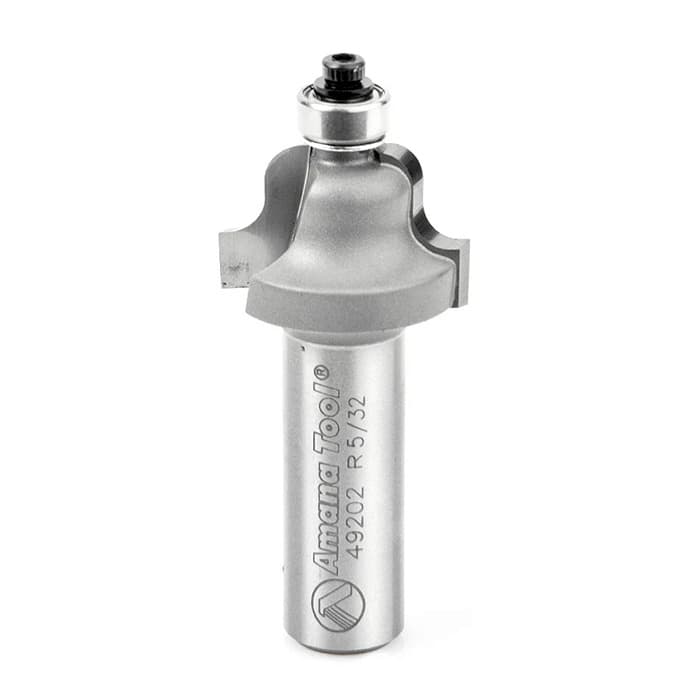 Edge Forming Roman Ogee with Ball Bearing Guide 2-Flute 5/32" Radius x 1" Dia x 5/8" x 1/2" Shank
