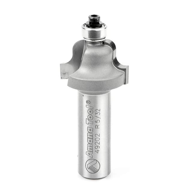Amana Roman Ogee Carbide Tip Profiling Router Bit with Bottom Mount Ball Bearing Guide, 49202