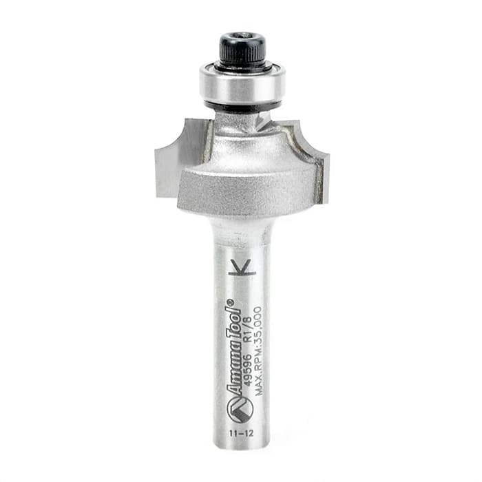 3/4" x 2" x 1/8" Radius Beading Router Bit, 2-Flute, 1/4" Shank