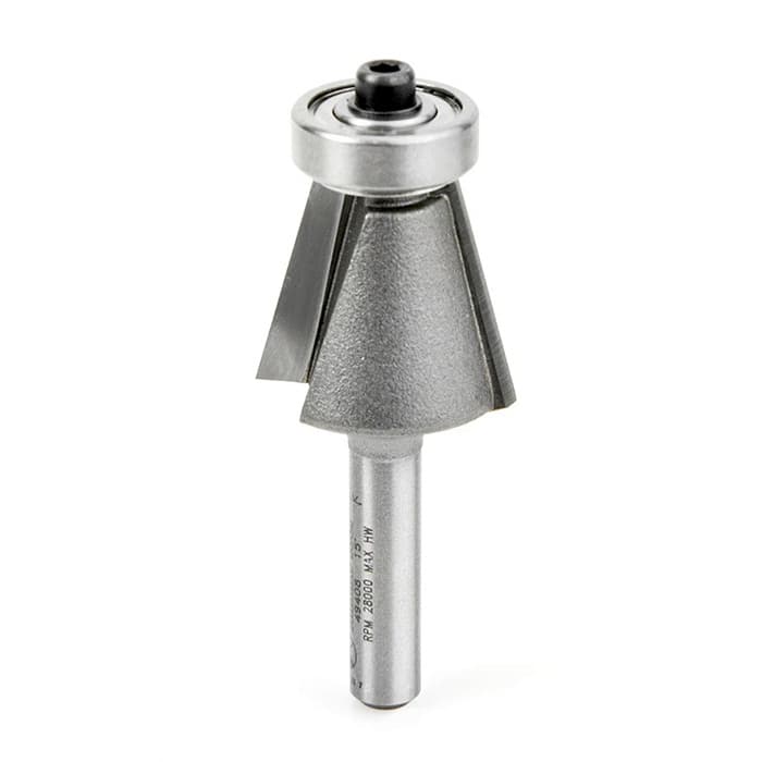 Chamfer Router Bit 7/8 x 2-1/4, 1/4 Shank