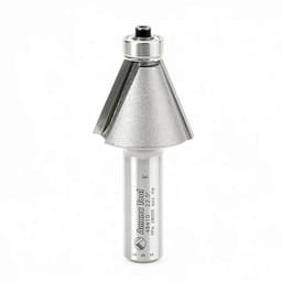 1-1/4" x 2-7/8" Chamfer Router Bit, 2-Flute, 1/2" Shank