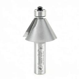 1-3/8" x 2-3/4" Chamfer Router Bit, 2-Flute, 1/2" Shank