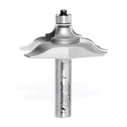 2-1/2" x 2-3/4" x 1/4" Radius Classical Table Edge Router Bit, 2-Flute, 1/2" Shank