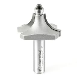 1-3/4" x 2-3/4" x 5/8" Radius Beading Router Bit, 2-Flute, 1/2" Shank