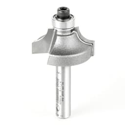 1" x 1/4" Radius Beading Router Bit with Ball Bearing Glide, 2-Flute, 1/4" Shank