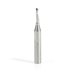 Plastic Cutting Router Bits CNC Spiral O-Flute Solid Carbide, 1/8" Diameter, 1/4" Shank, 2" Length
