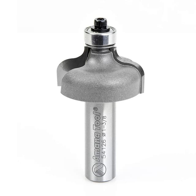 Amana Edge Forming Ogee Profiling Router Bit with Ball Bearing Guide