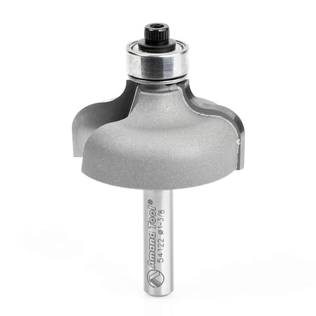 Amana Edge Forming Ogee Profiling Router Bit with Ball Bearing Guide