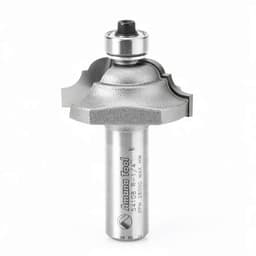 Edge Forming Classical Bead and Cove with Ball Bearing Guide 2-Flute 1-1/2" Dia, 1/2" Height, 5/8" Shank, 2-1/2"Length