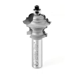 2-1/4" x 23/64" Radius Multi-Form Bit with Ball Bearing Guide, 2-Flute, 1/2" Shank
