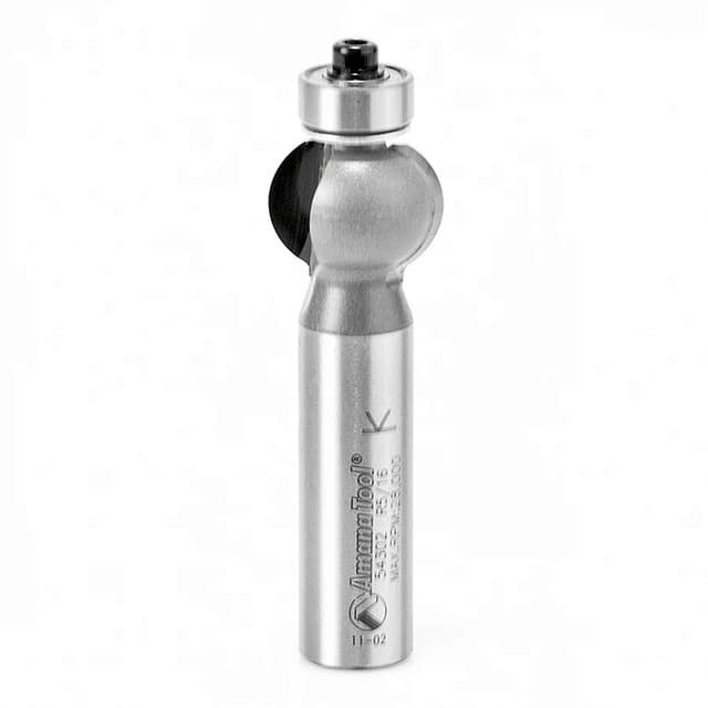 Amana Edge Forming Edge Fluting Profiling Router Bit with Ball Bearing Guide