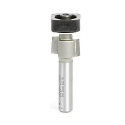 1/2" x 1-3/4" Laminate Trimmer Router Bit with Euro Square Bearing, 2-Flute, 1/4" Shank