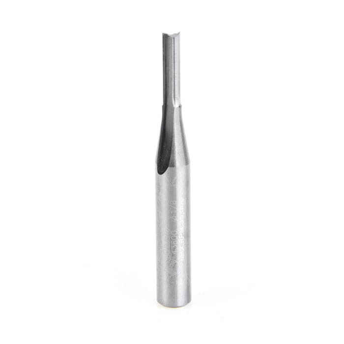 Plastic cutting router bit, 1/8 x 2, 1/4 shank