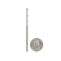 1/8" x 3" CNC Up-Cut Foam Cutting Square End Spiral Router Bit, 2-Flute, 1/8" Shank