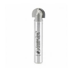 Amana Tool 45906 Carbide Tipped Core Box 3/16" Radius x 3/8" Dia x 1/4" x 1/4" Shank