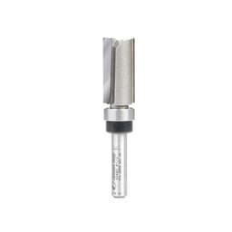 1" x 3-3/4" Flush Trim Plunge Template Router Bit with Upper Ball Bearing, 2-Flute, 1/2" Shank