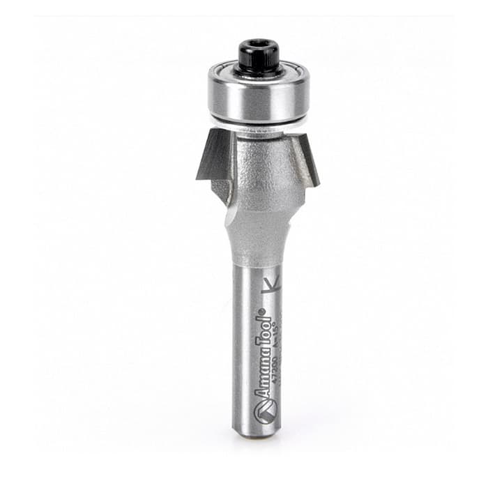 5/8" x 15˚ Bevel Laminate Trim Bit, 2-Flute, 1/4" Shank