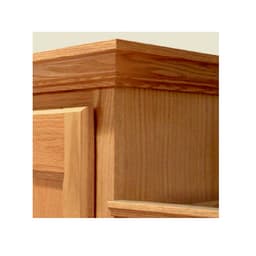 Accessory Match, Inc. 96"W x 2-3/4"H x Chadwood Crown Molding, - CRMCW