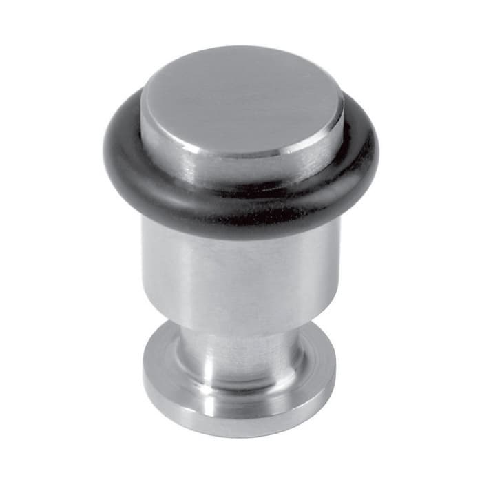 125mm Wall Mount Door Stopper, Satin Stainless Steel