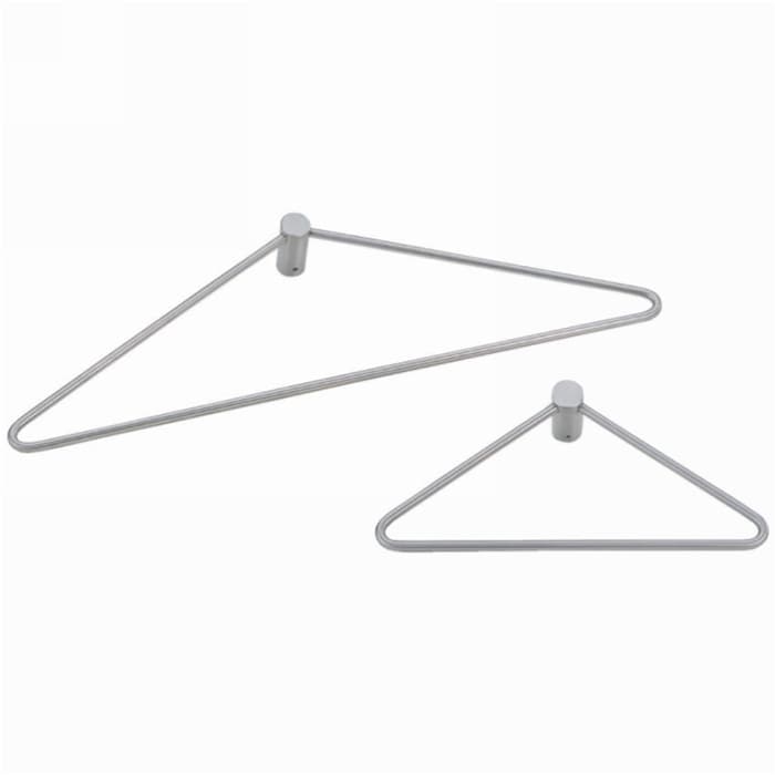 213mm DST Single Towel Hanger, Satin Stainless Steel
