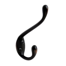 4-7/16" x 4-1/4" Large Coat/Hat Hook, Oil-Rubbed Bronze Finish