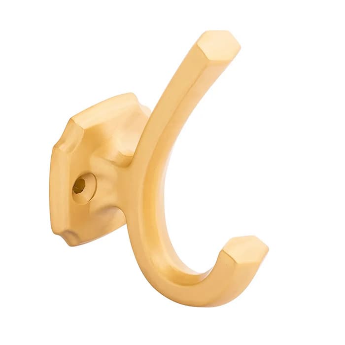H077870BGB, HOOK, 1" C/C, BR GOLD BRSS, Belwith Products SZ135BGB